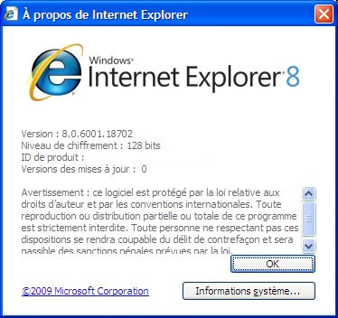 Internet Explorer 8